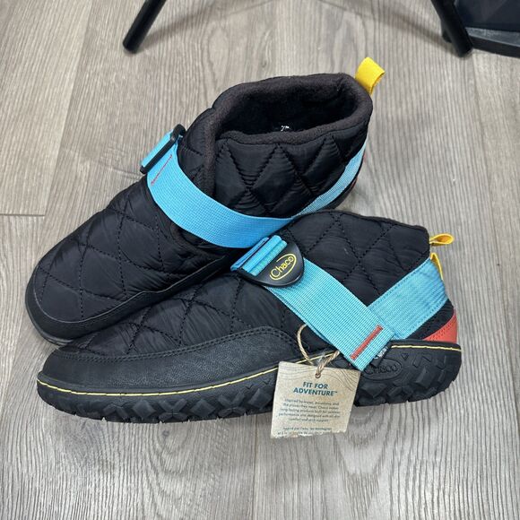 Chaco Ramble Puff Mens Size 9.5 Snow Bootie Arctic Chill Black NWT - Picture 1 of 4
